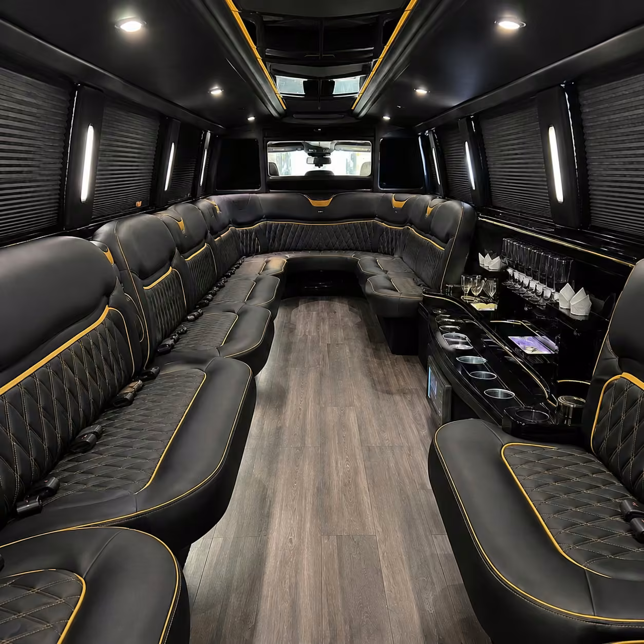 hummer limo inside