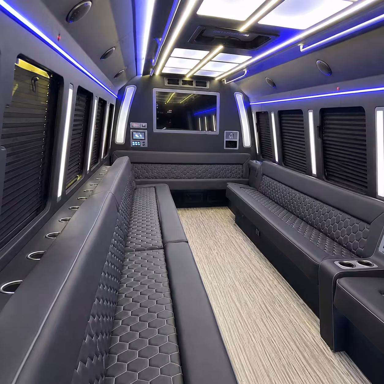 miami party bus interior